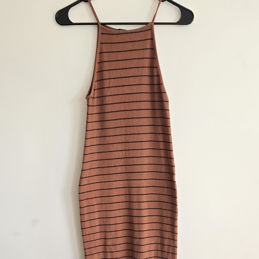 Forever 21 Halter Midi Dress Sz Med